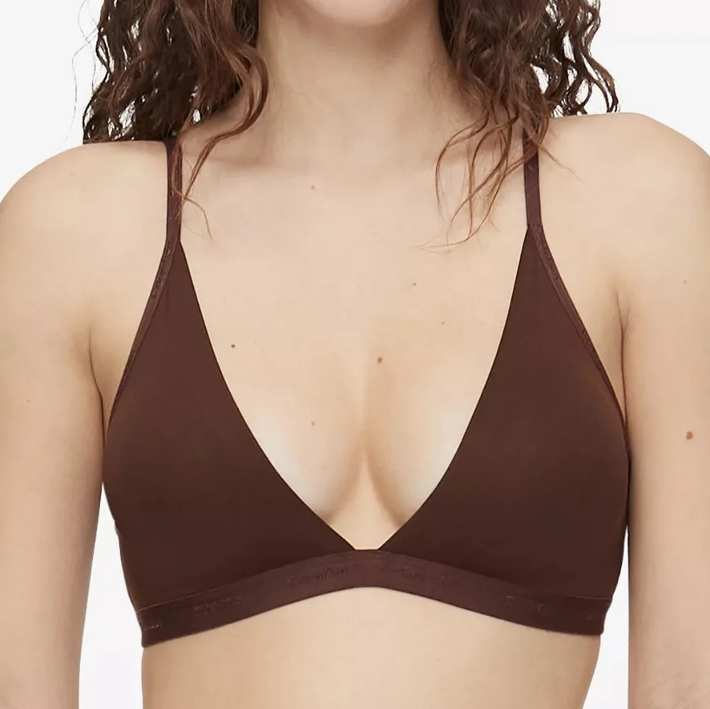 🤎CALVIN KLEIN FORM TO BODY NATURAL LIGHTLY LINED BRALETTE BRALETTE SIZE XL